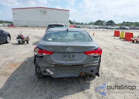 2013 Hyundai Elantra Gls from USA, damaged, VIN 5NPDH4AE7DH195342